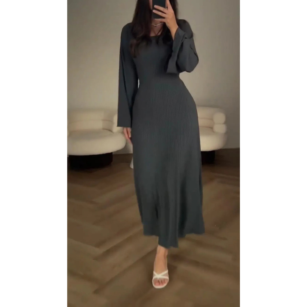 Faldore - elegante Gebreide Maxi Jurk