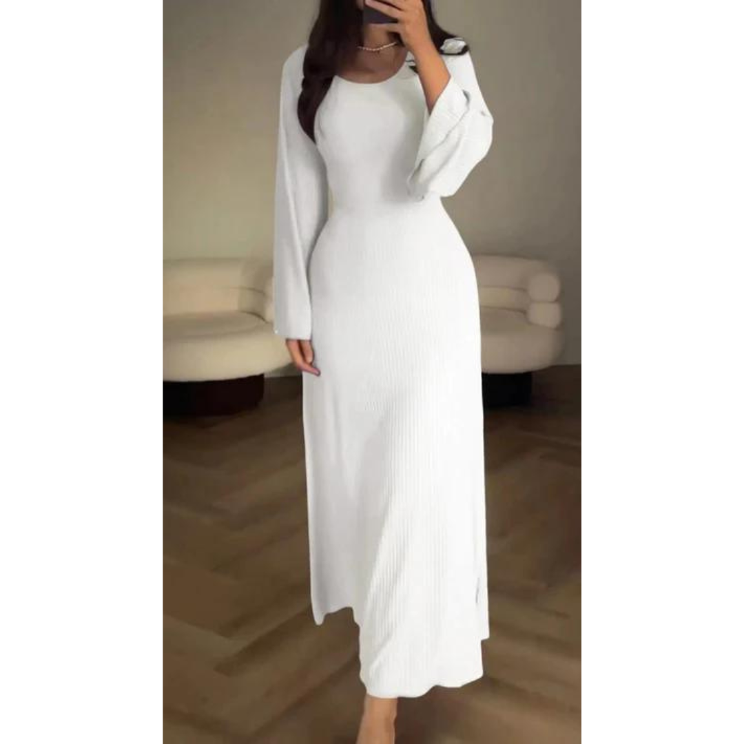 Faldore - elegante Gebreide Maxi Jurk