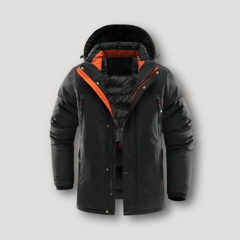 waterafstotende Full Zip Sportieve Heren Winterjas - Nordfall