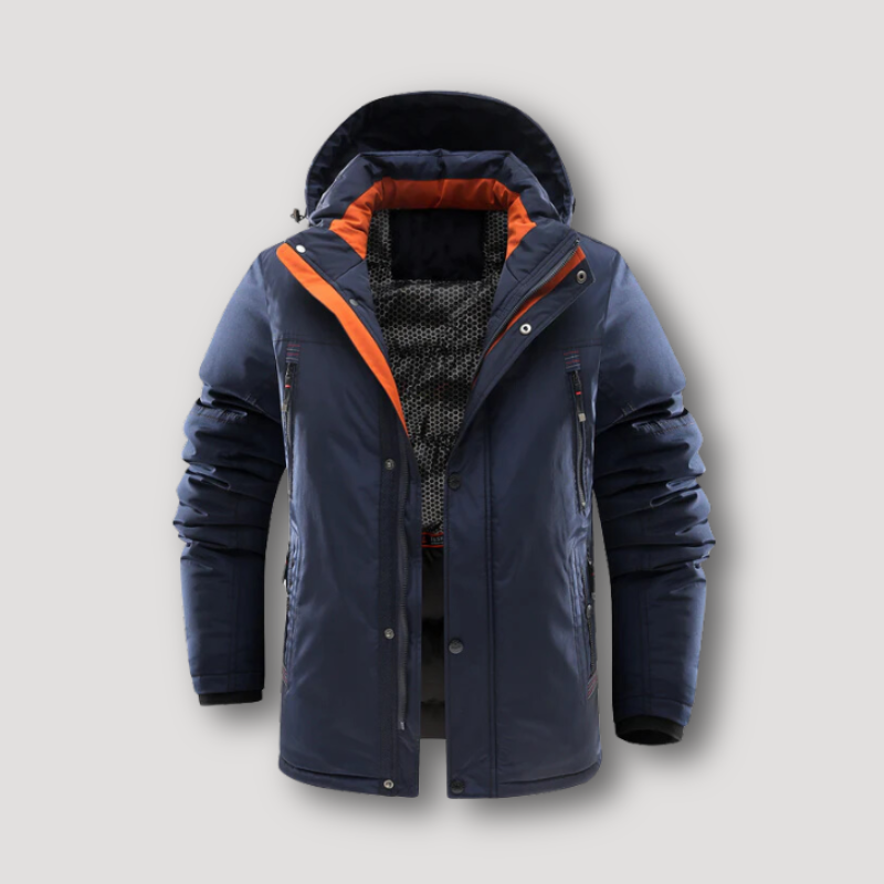 waterafstotende Full Zip Sportieve Heren Winterjas - Nordfall