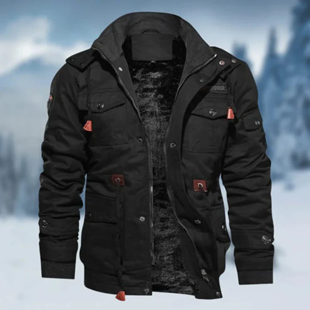 Ferran – warme Herenjas met Capuchon
