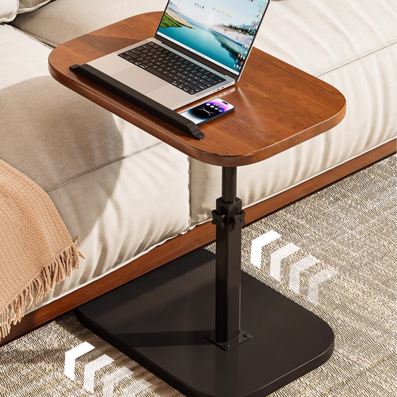 In hoogte verstelbare rolbare laptoptafel met 360° draaibaar tafelblad, 45–80 cm, draagvermogen 30 kg