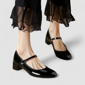 Alessia Mary Jane-schoenen voor dames met blokhak