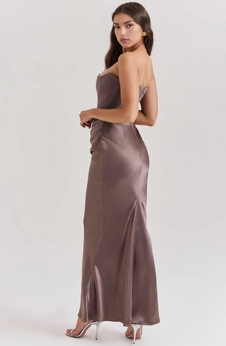 Aletheia strapless maxijurk voor dames