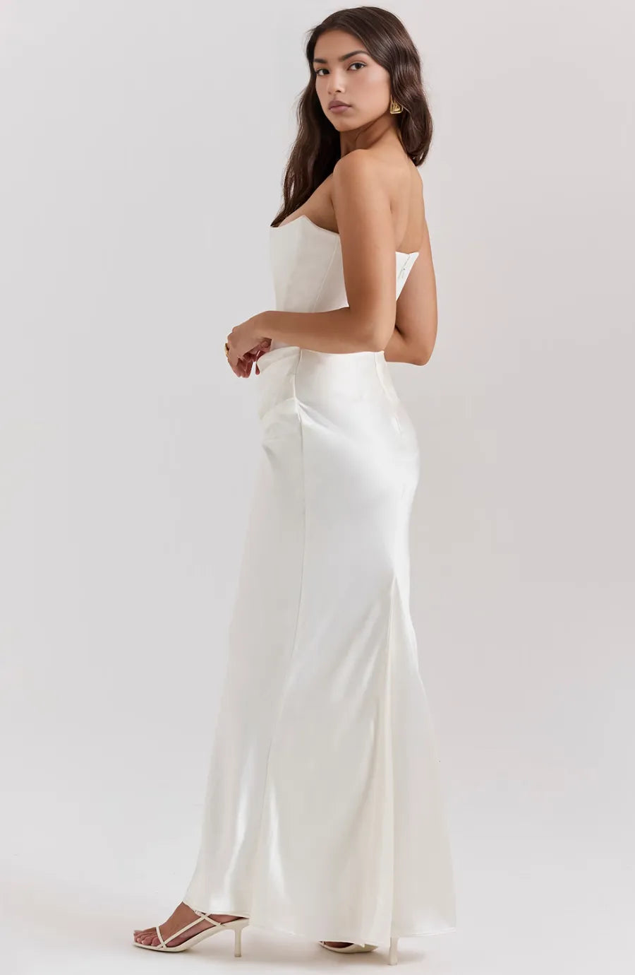 Aletheia strapless maxijurk voor dames