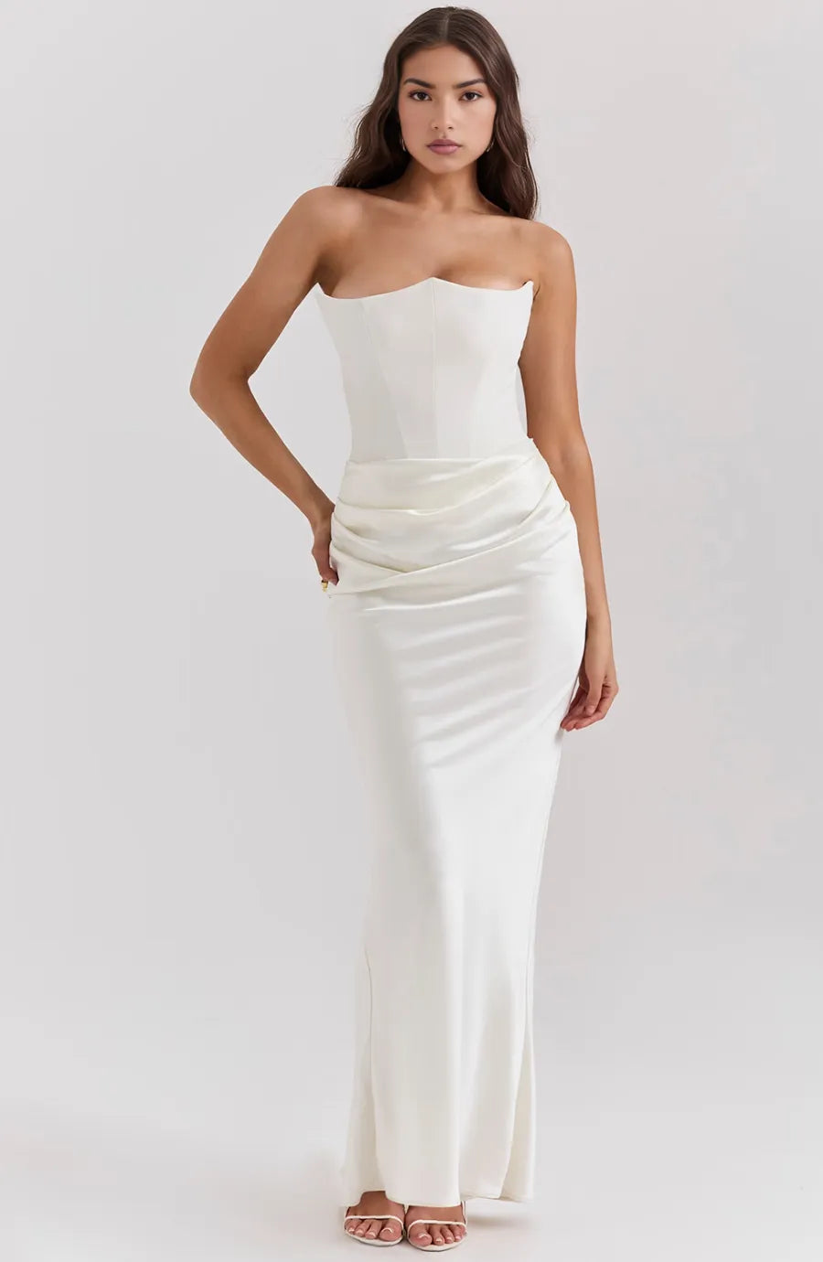 Aletheia strapless maxijurk voor dames