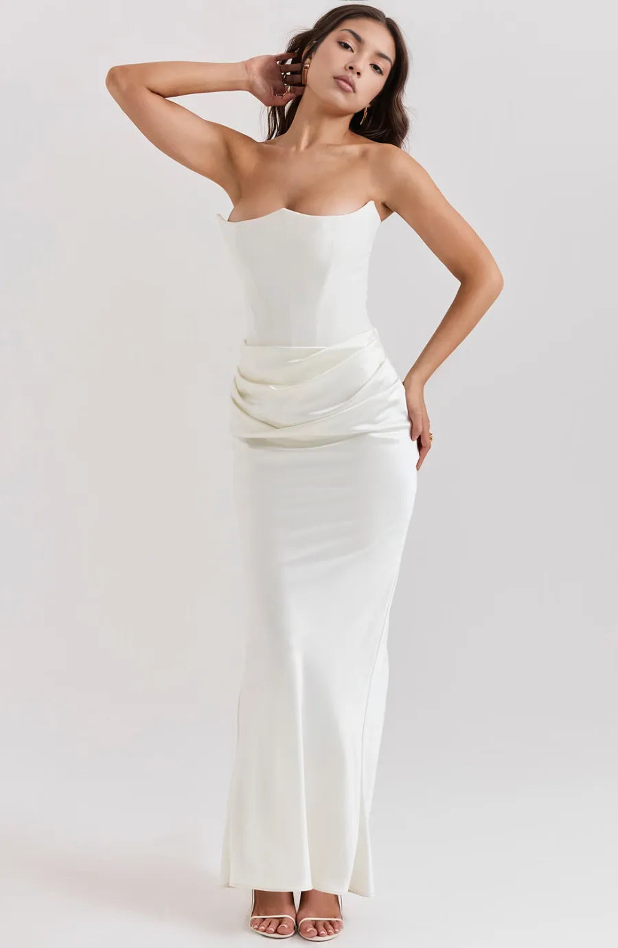 Aletheia strapless maxijurk voor dames