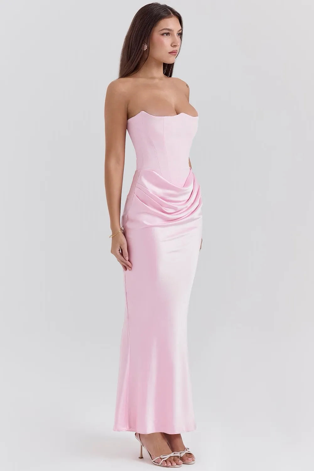 Aletheia strapless maxijurk voor dames