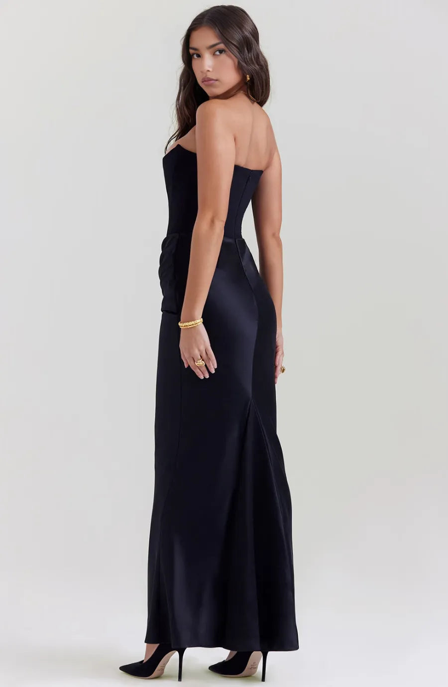 Aletheia strapless maxijurk voor dames