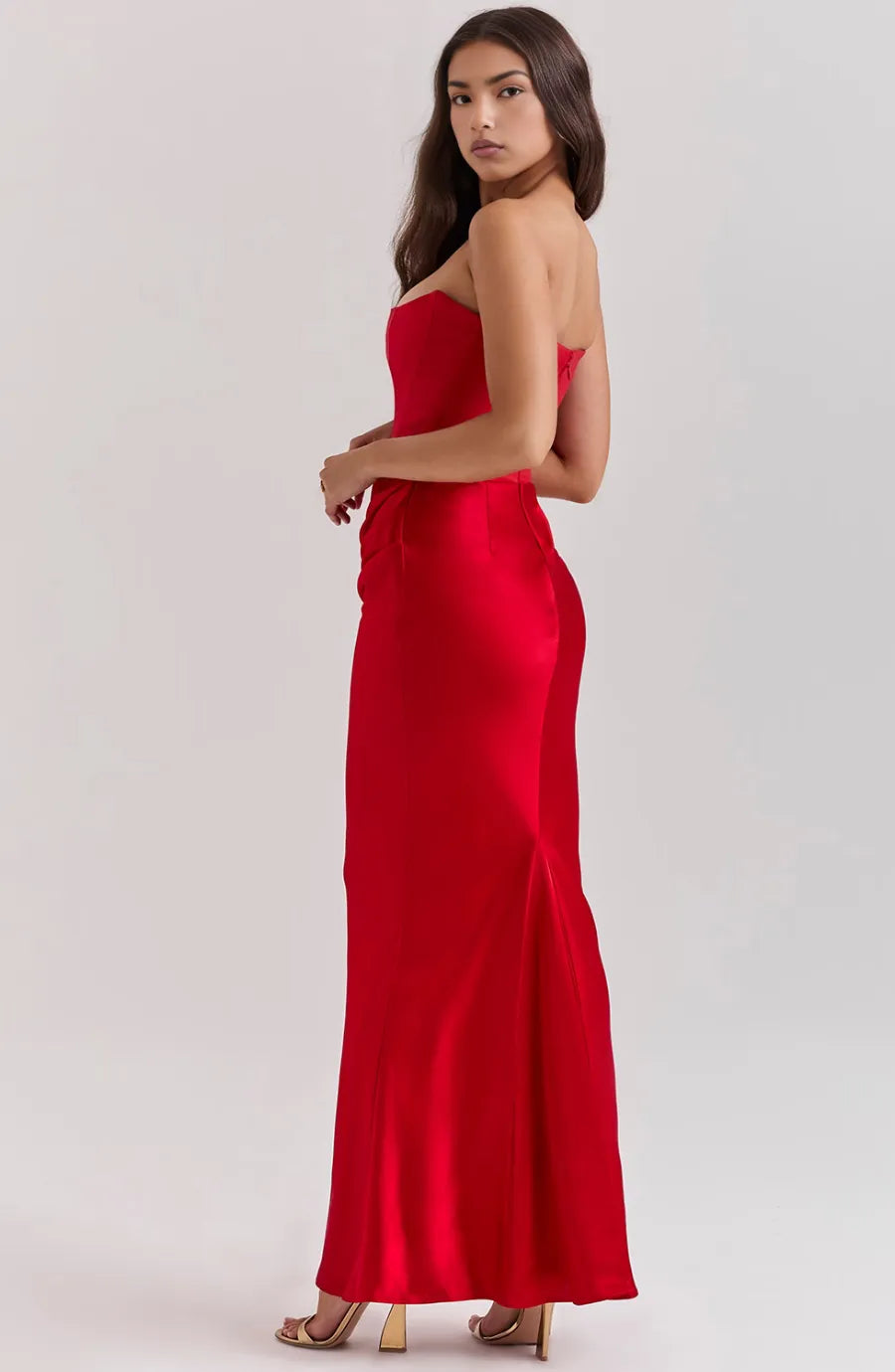 Aletheia strapless maxijurk voor dames