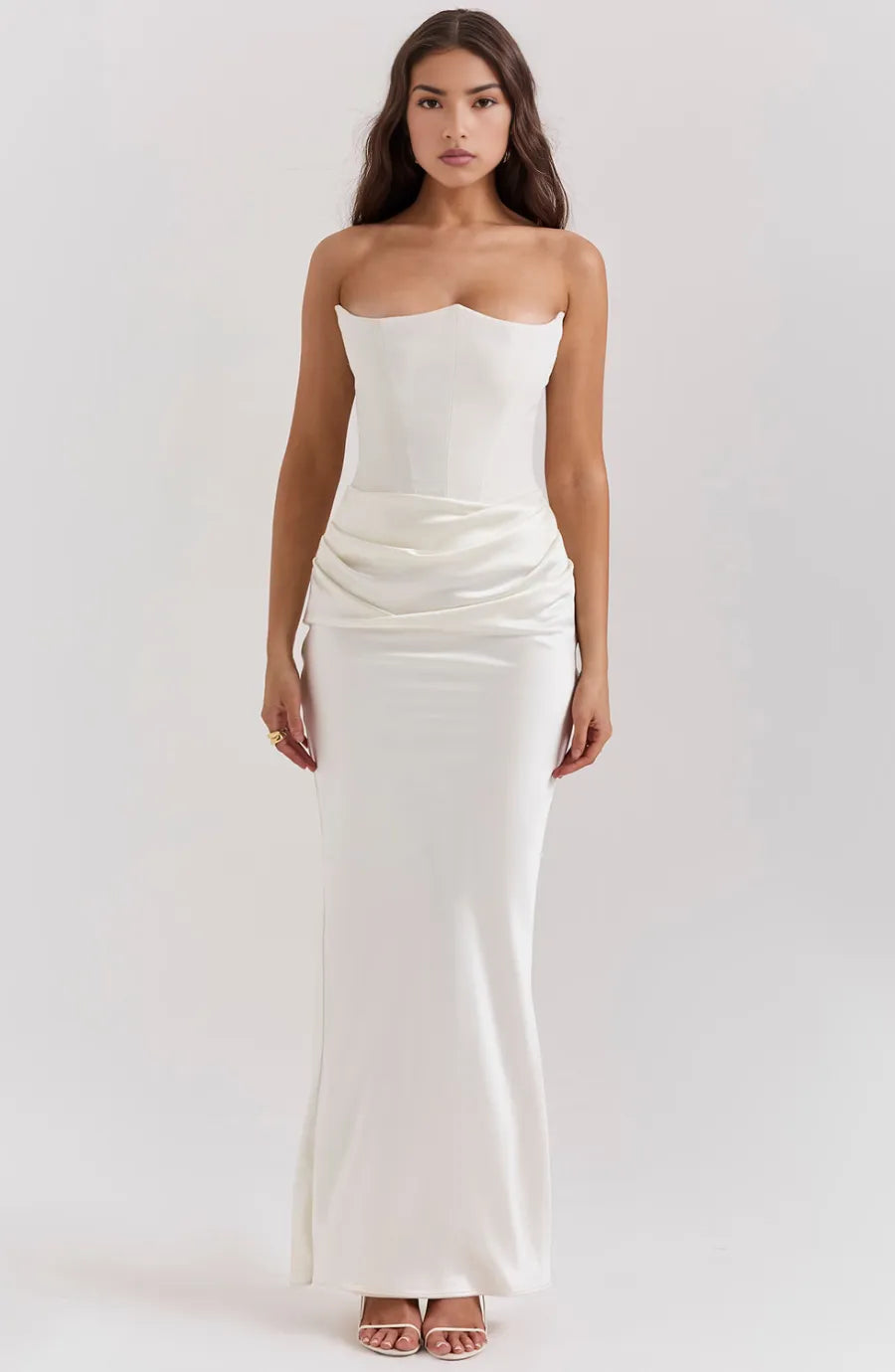 Aletheia strapless maxijurk voor dames