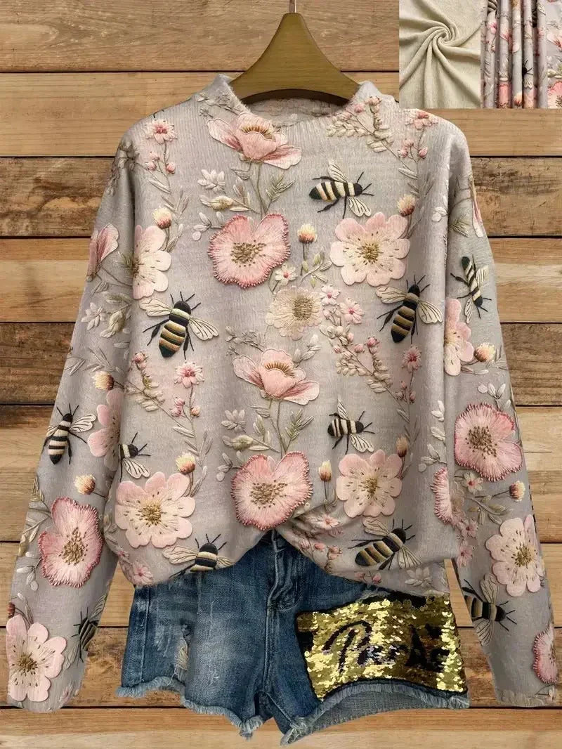 Knusse Trui met Verfijnde Afwerking voor Een stijlvolle Look - Alexa