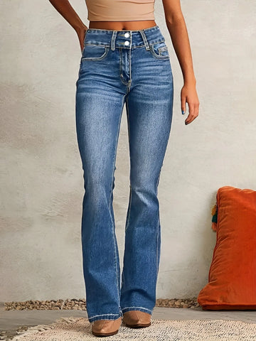 Alice flared damesjeans met hoge taille
