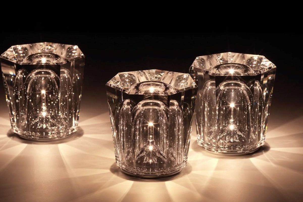 Oplaadbare kristallen tafellamp met diamantdesign – luxe editie