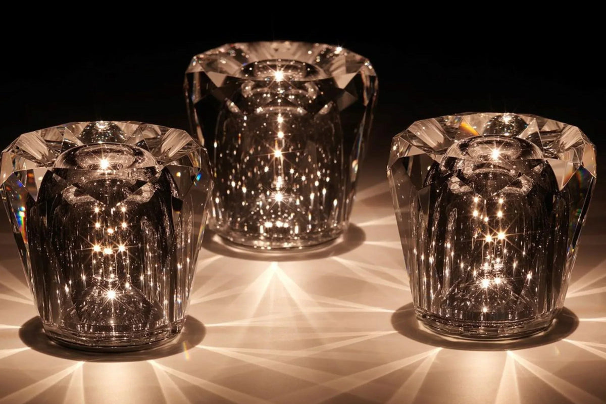 Oplaadbare kristallen tafellamp met diamantdesign – luxe editie