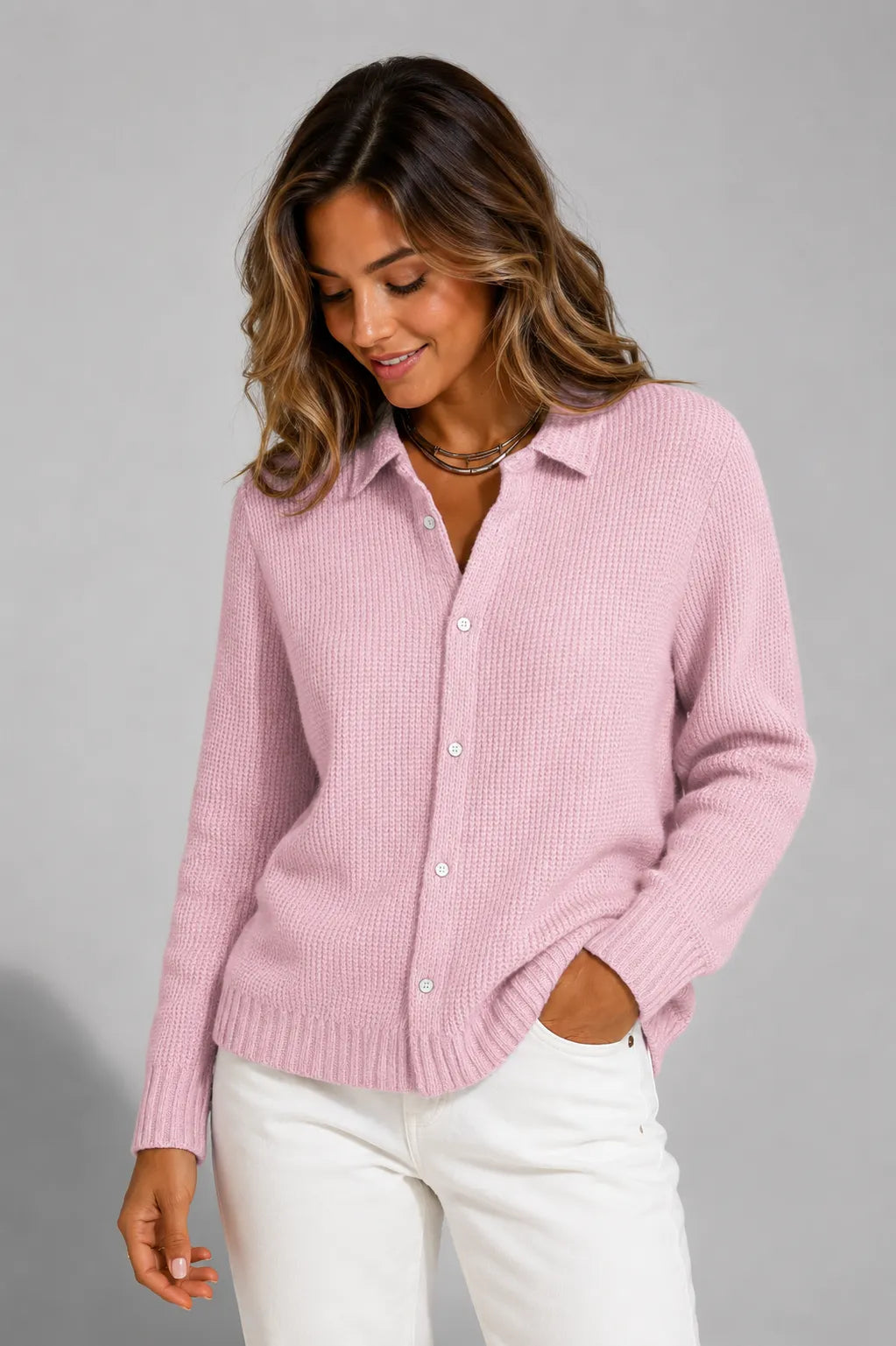Aneira ribgebreid damesvest