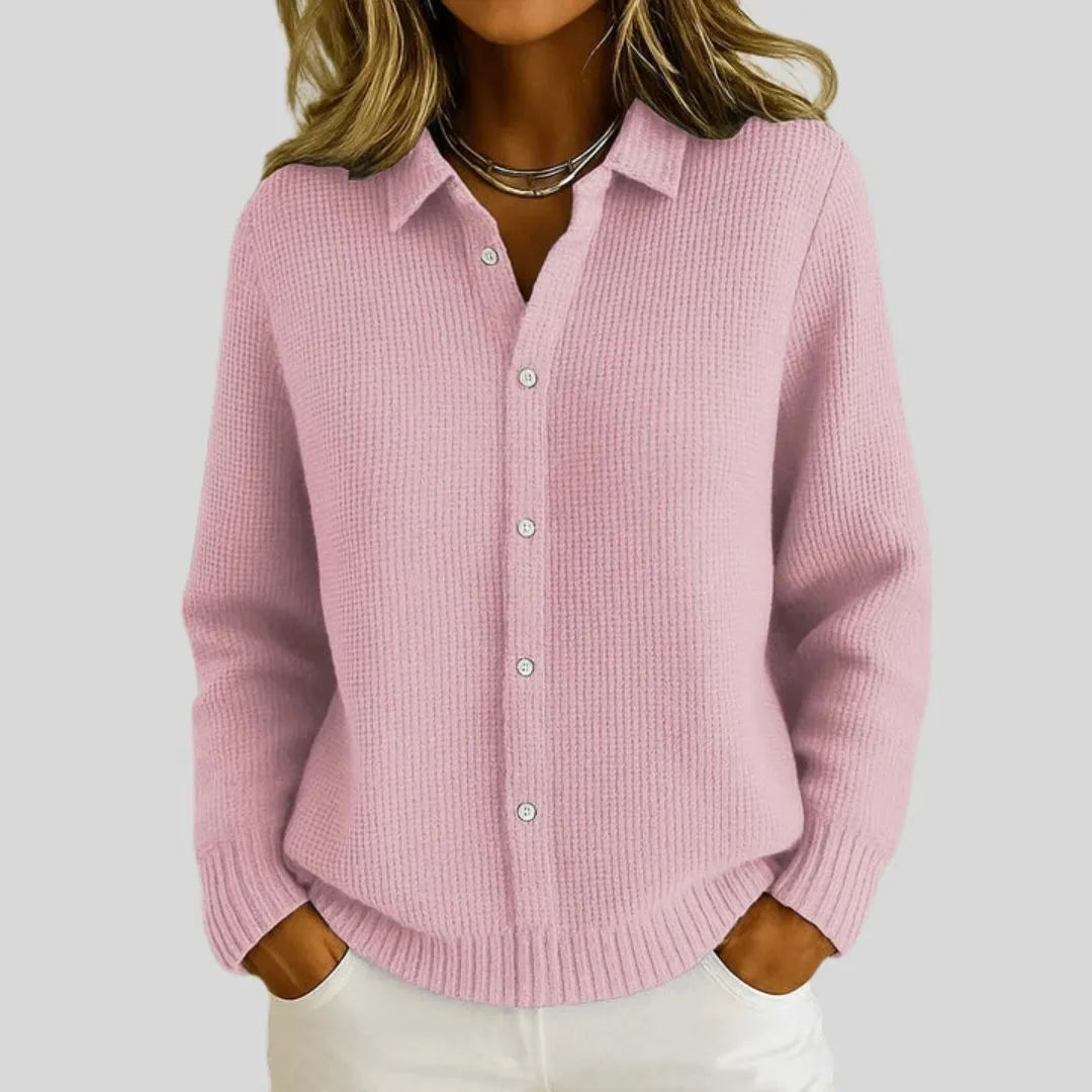 Aneira ribgebreid damesvest