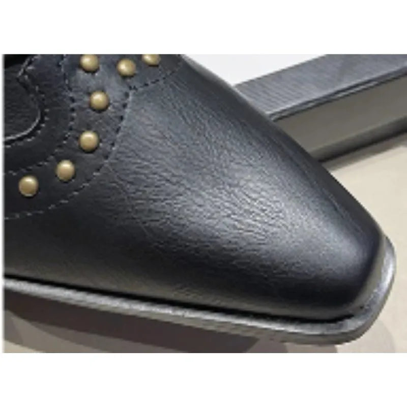 Angelica westernenkellaarsjes voor dames met studs