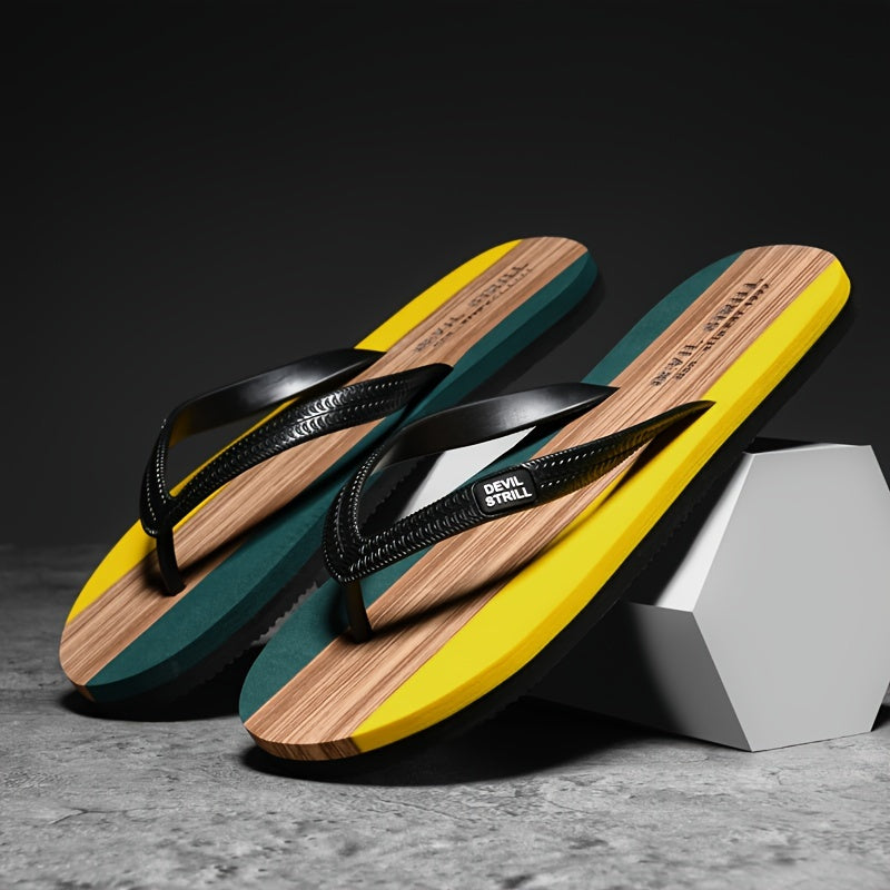 Herenslippers met EVA-bovenwerk en rubberen zool