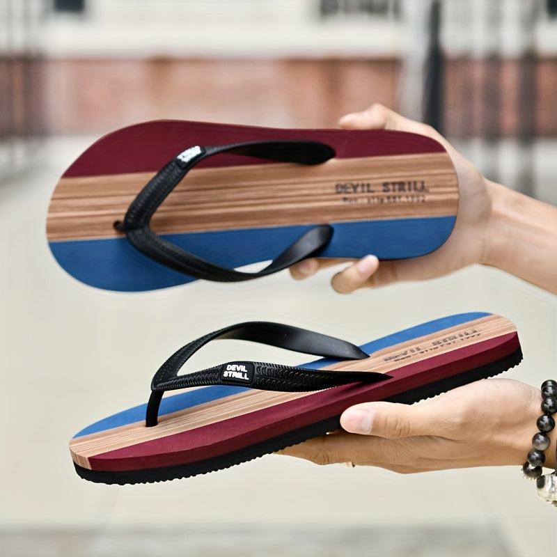 Herenslippers met EVA-bovenwerk en rubberen zool
