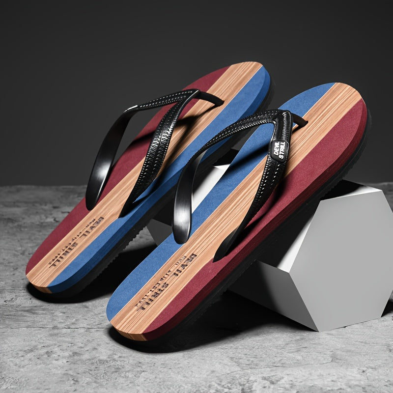 Herenslippers met EVA-bovenwerk en rubberen zool