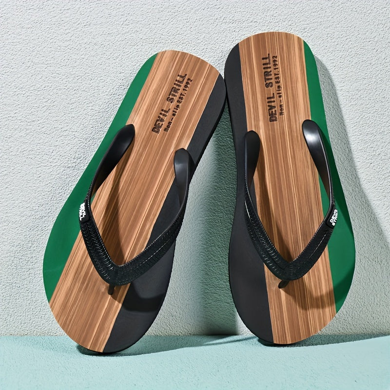 Herenslippers met EVA-bovenwerk en rubberen zool