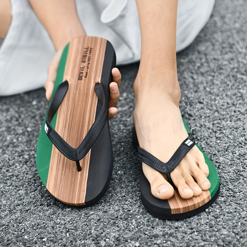 Herenslippers met EVA-bovenwerk en rubberen zool
