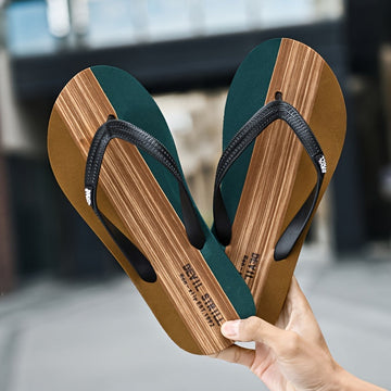 Herenslippers met EVA-bovenwerk en rubberen zool