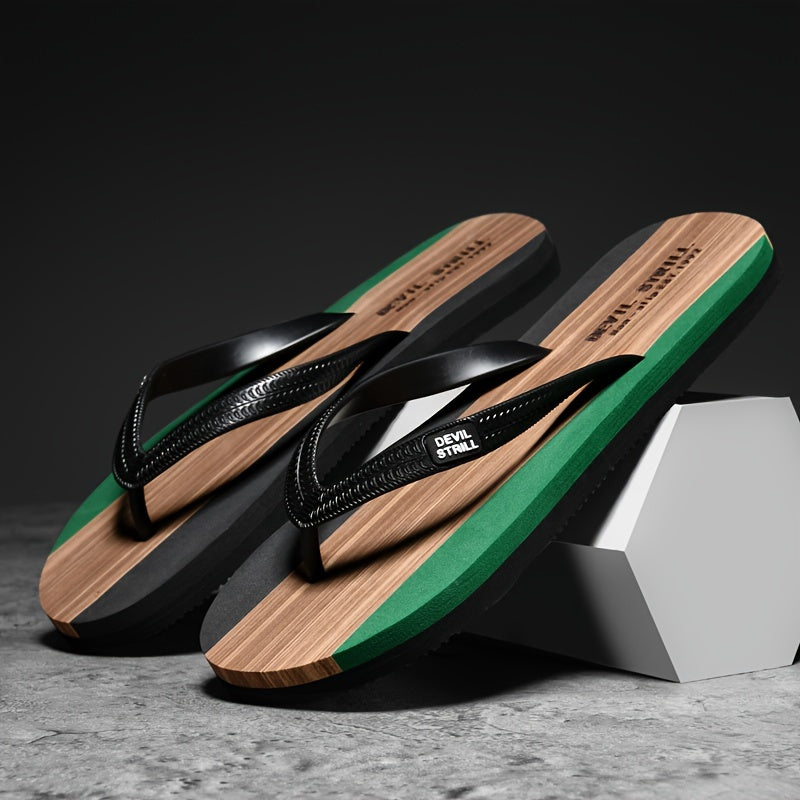Herenslippers met EVA-bovenwerk en rubberen zool