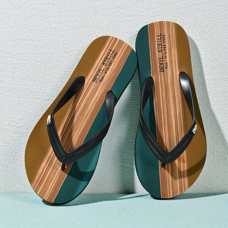 Herenslippers met EVA-bovenwerk en rubberen zool
