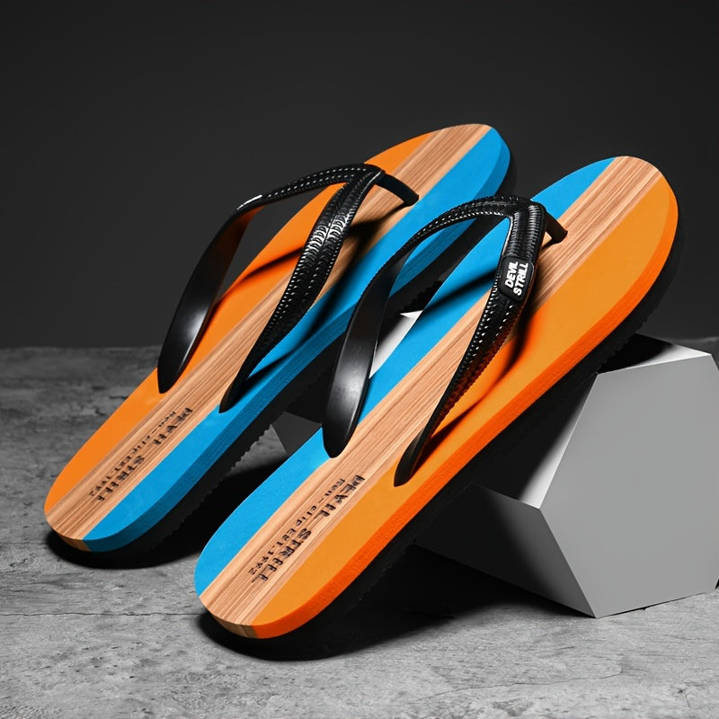 Herenslippers met EVA-bovenwerk en rubberen zool