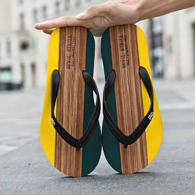 Herenslippers met EVA-bovenwerk en rubberen zool