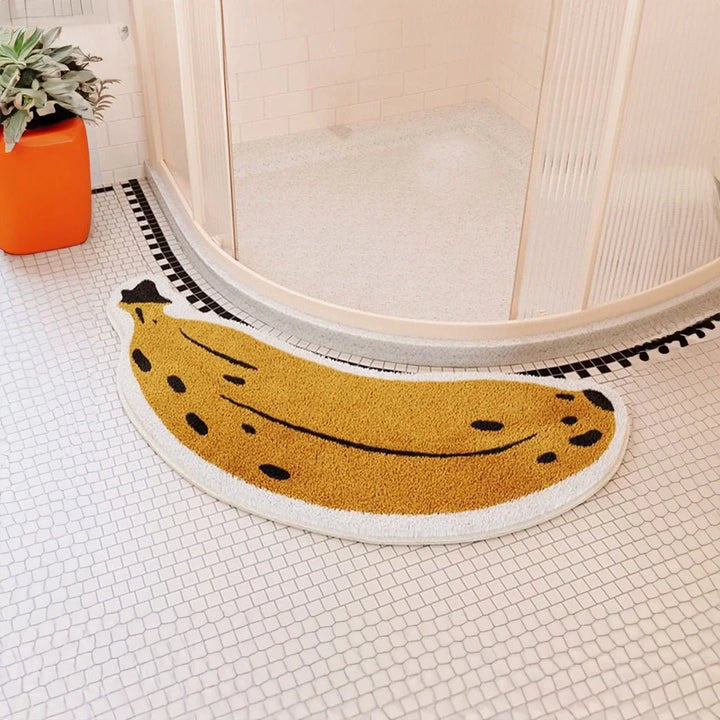Antislip Badmat met Banaan- of Aubergine-Design - ZestPad