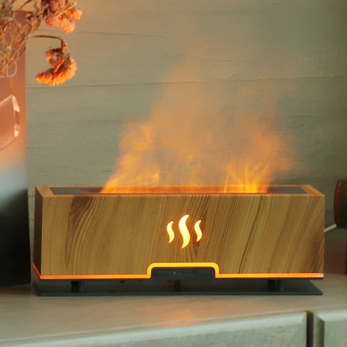 Multifunctionele Aromaluchtbevochtiger – GlowFlame