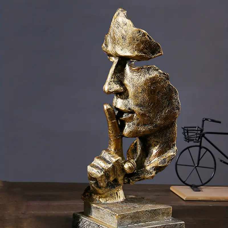 Decoratief retro beeldje van een man