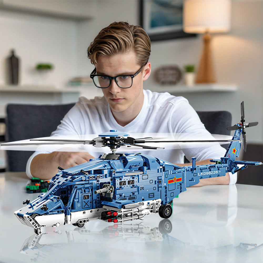 Helikopter bouwset met 1711 stukjes