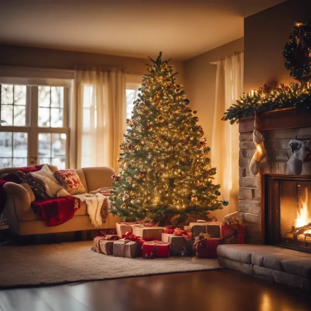 Magische lichtsnoer voor de kerstboom - warme, feestelijke gloed
