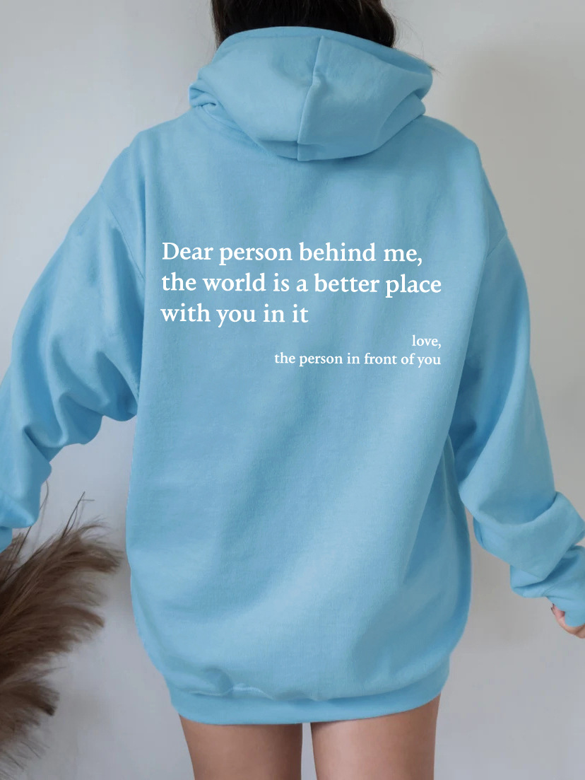 Hoodie met Print en Zakdetails voor Dames