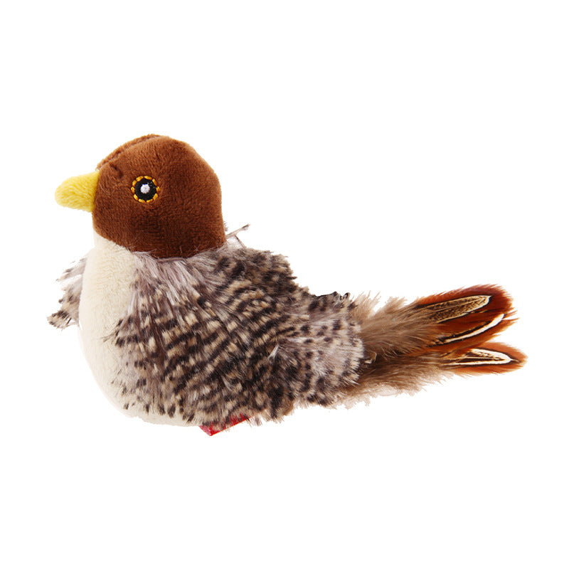 Decoratieve vogel met tjilpgeluid