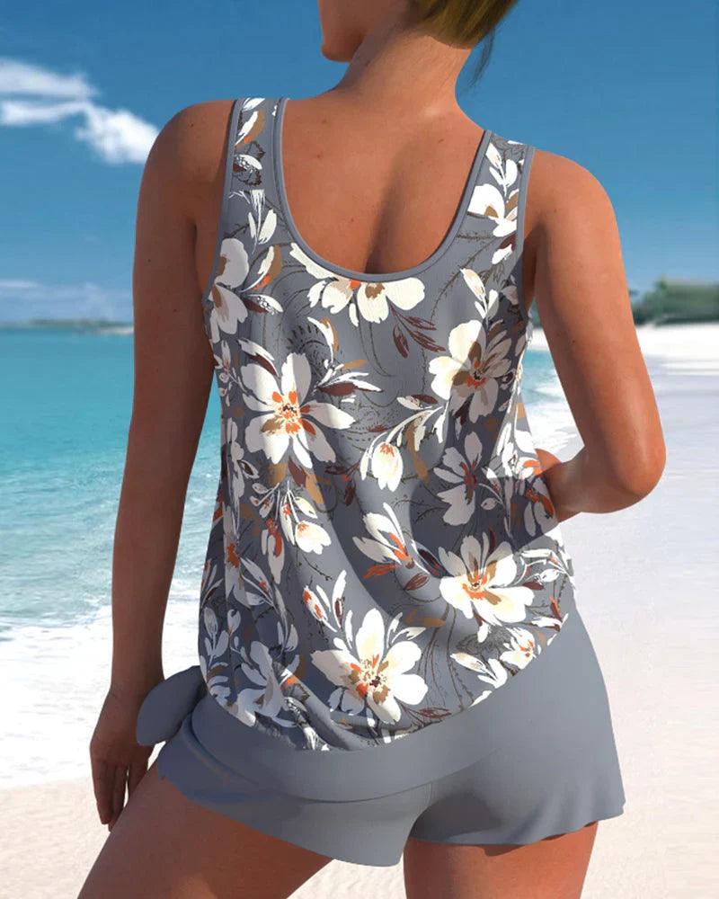 Tweedelige Tankini Badpakset voor Dames