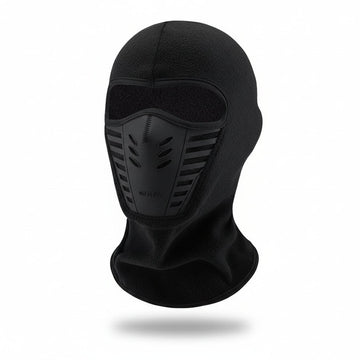 Bivakmuts met fleece en geïntegreerd rubberen ademmasker voor wintersport en buitenactiviteiten