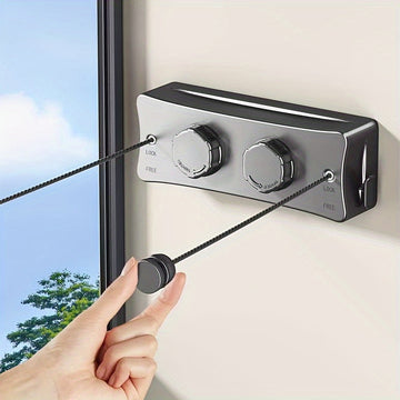 Dubbel Opvouwbaar Droogrek – Compact en Sterk