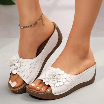 Bellatrix sandalen met plateauzool en open neus voor dames