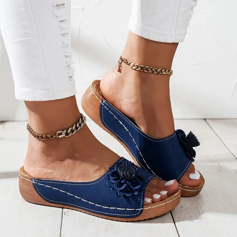 Bellatrix sandalen met plateauzool en open neus voor dames