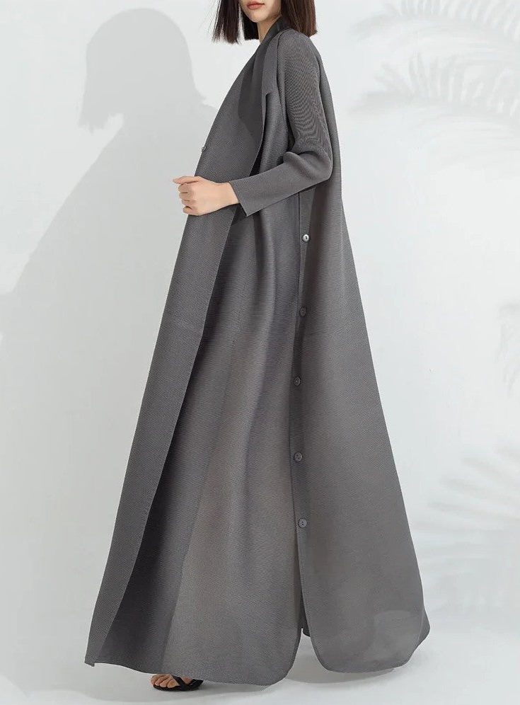Elegante overjas met overslag en strikceintuur voor dames