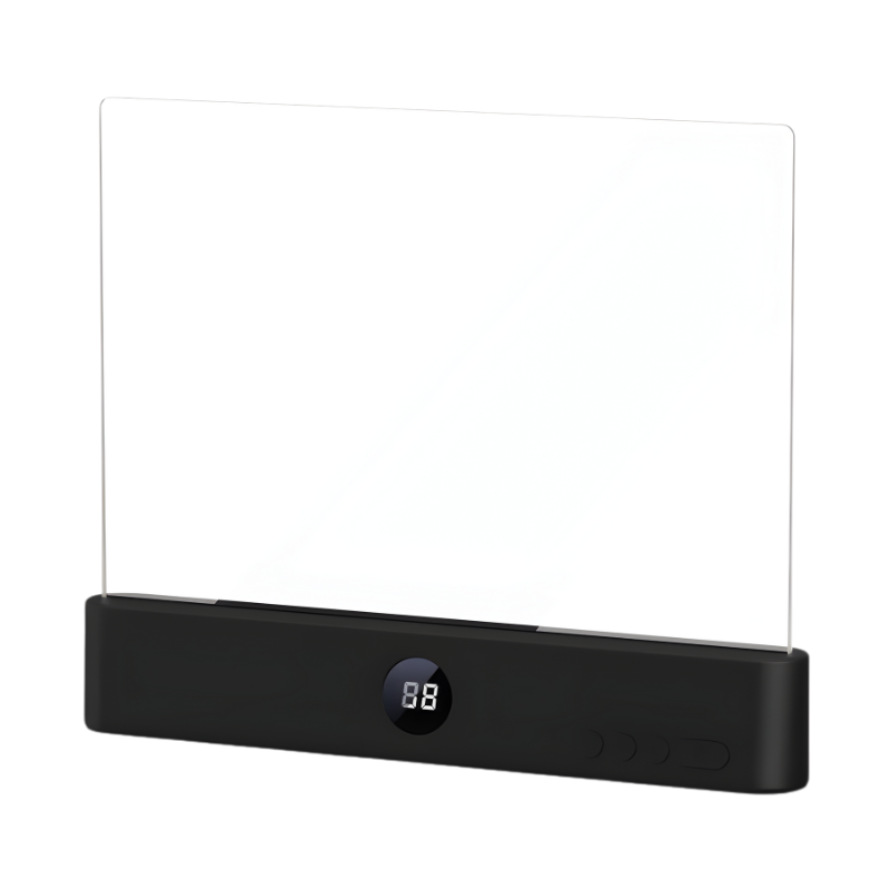 LED-leeslamppaneel voor lezen met digitaal display en plat ontwerp