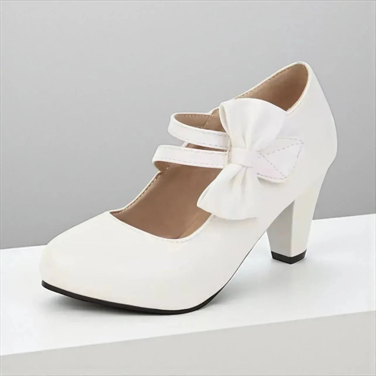 Briallen Mary Jane-pumps voor dames met blokhak