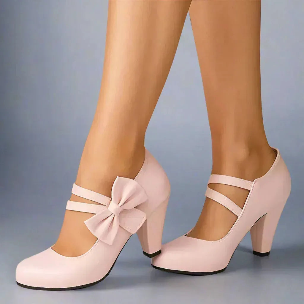 Briallen Mary Jane-pumps voor dames met blokhak