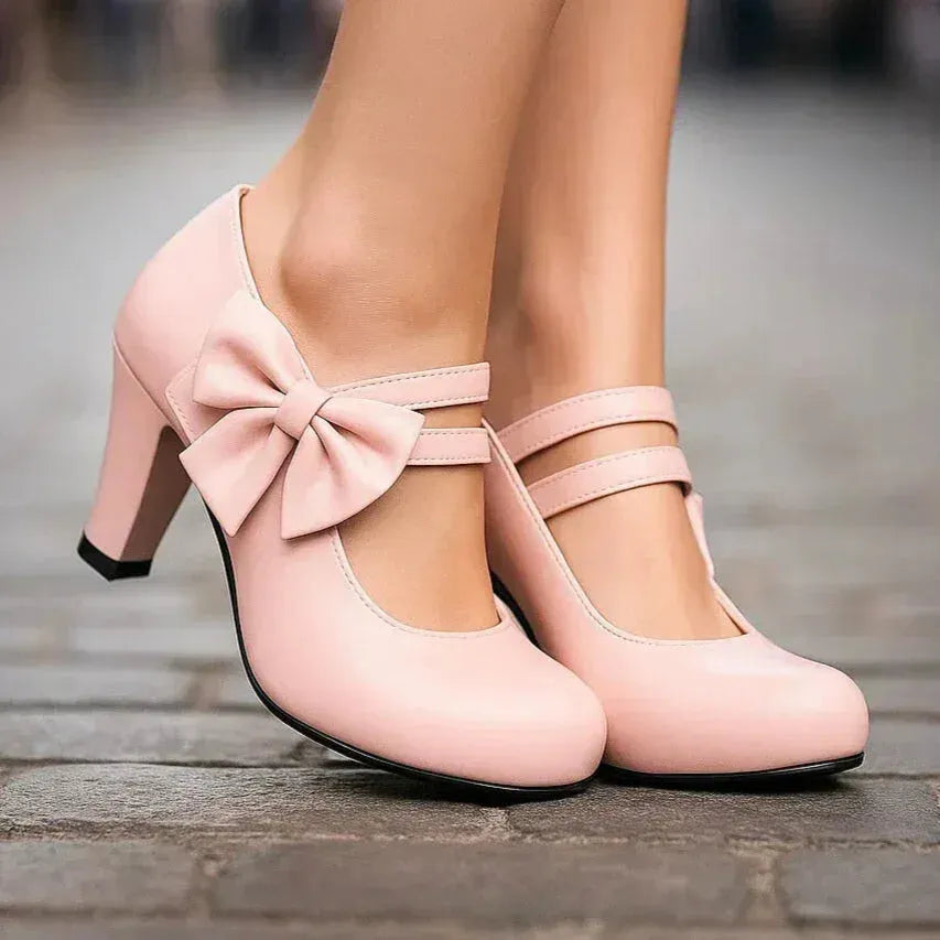Briallen Mary Jane-pumps voor dames met blokhak