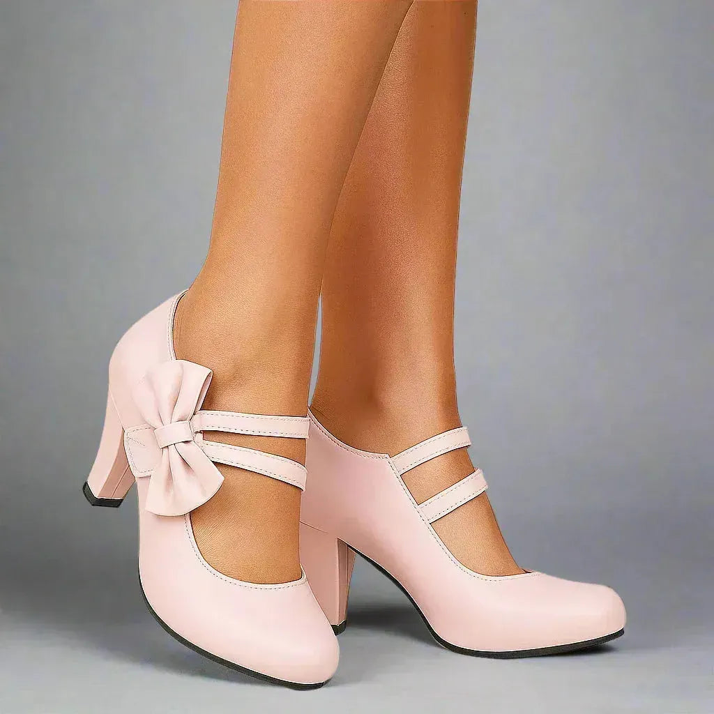 Briallen Mary Jane-pumps voor dames met blokhak